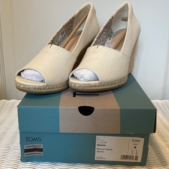 TOMS Michelle Espadrille Wedge Sandal - Picture 2 of 11